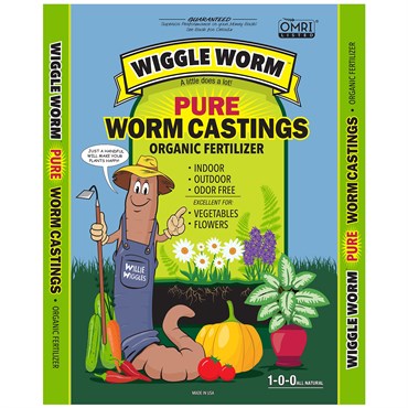 Wiggle Worm Soil Builder™ Pure Worm Castings Organic Fertilizer - 15lb