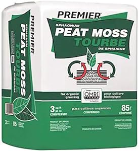 Canadian Sphagnum Peat Moss-3.8 cubic ft