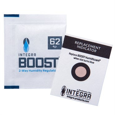 INTEGRA BOOST® 2-Way Humidity Control - 4g - 62% RH - Includes Humidity Indicator Card