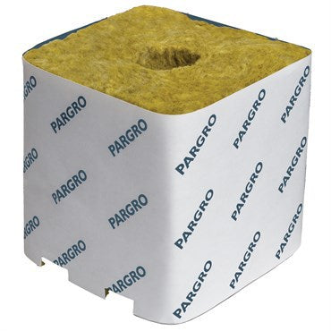 Pargro Rockwool Blocks - Large - 4in x 4in x 4in with Hole - Carton