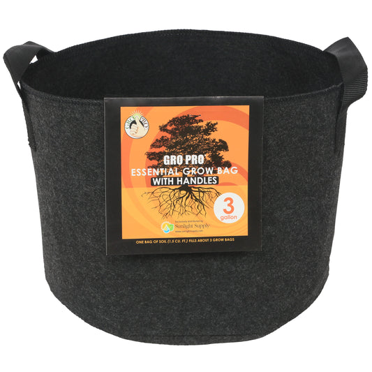 3gal Fabric w/Handle-3gal gray