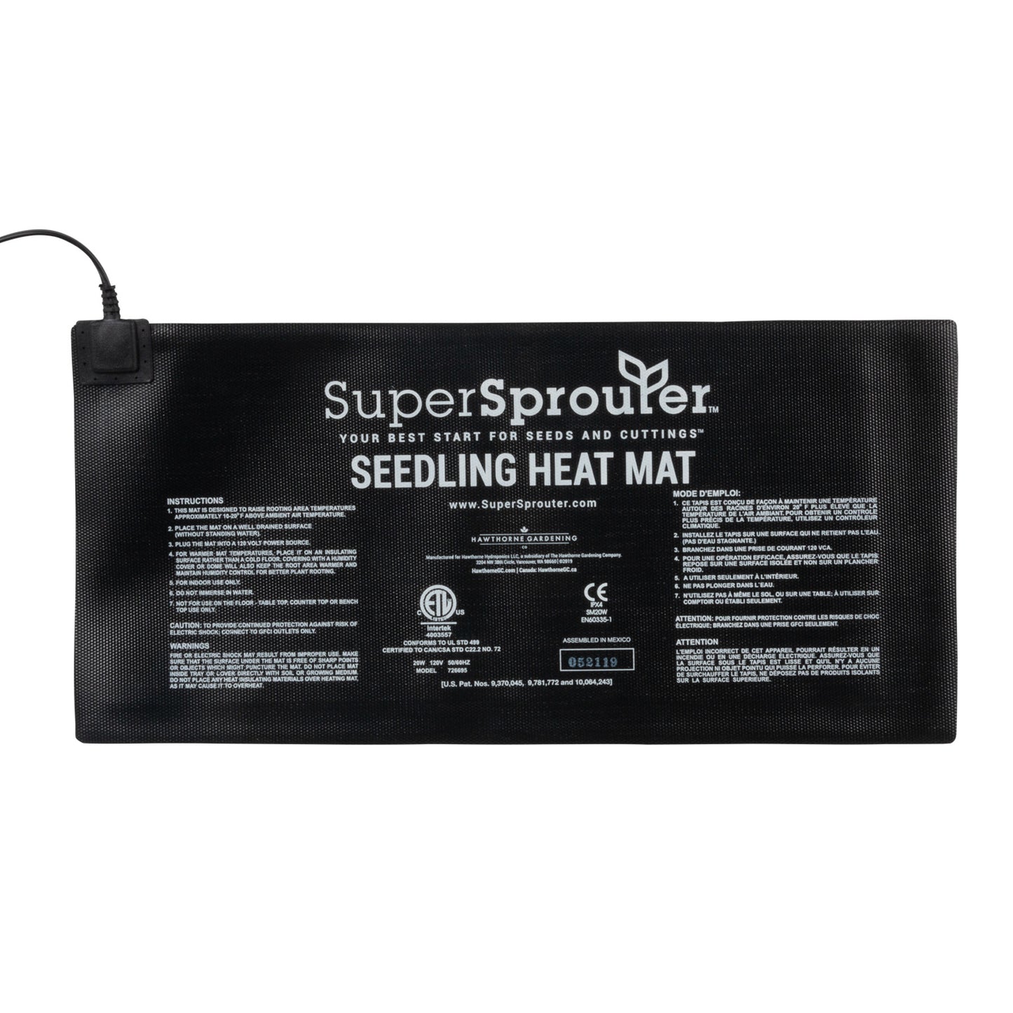 Super Sprouter Heat Mat 10x21-10x21