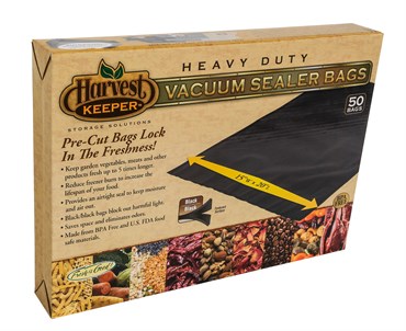 Harvest Keeper 50pk 15in x 20in Bags Blk/Blk 8/CS