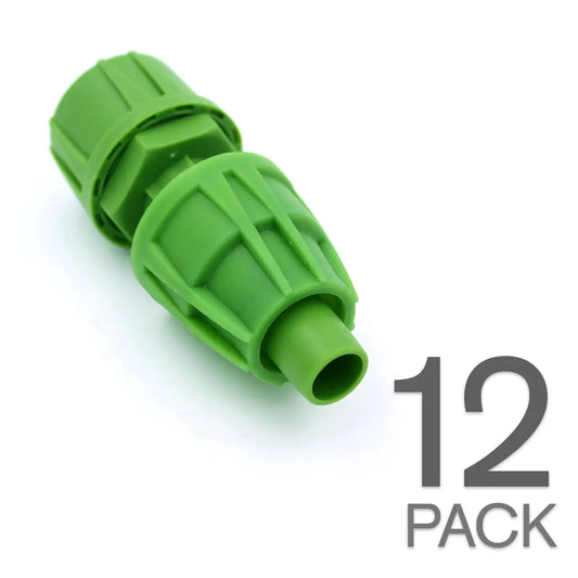 Micro Drip | 16-17 mm Pipe Fitting | 3/4" Male Adaptor w/Cap Combo (12pk)