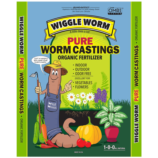 Wiggle Worm 4.5lb Soil Builder Worm Castings