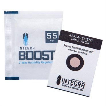 INTEGRA BOOST® 2-Way Humidity Control - 4g - 55% RH - Includes Humidity Indicator Card