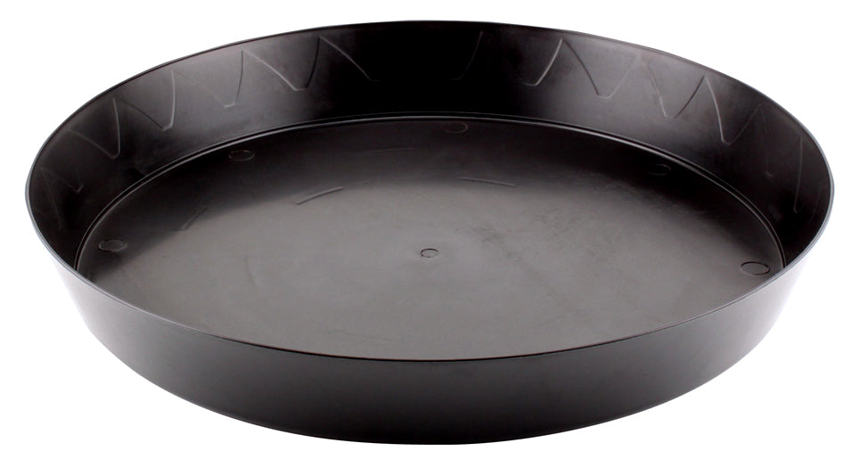 Gro Pro 14in Black Saucer-14 inch