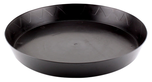 GroPro 10in Blk Saucer-10in