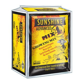 Sun Gro Sunshine Advanced Mix #4 - 3cu ft - Compressed - OMRI Listed