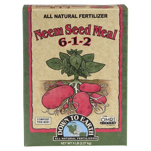 DTE 5# Neem Seed Meal 6-1-2 OMR-5 lb